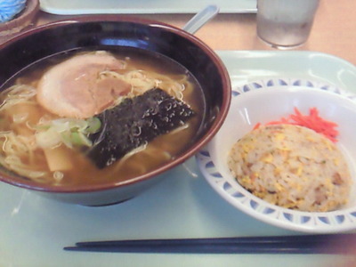 ラーメンとチャーハンのセット